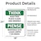 Signmission Safety Culture Sign, 18 in Width, Vinyl Decal, Rectangle, Bilingual OS-2PACK-TS-D-1824-L-11839 - alternate 6
